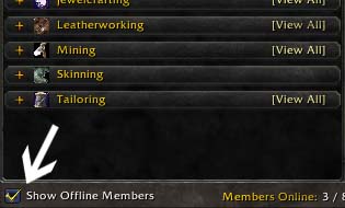 show offline members